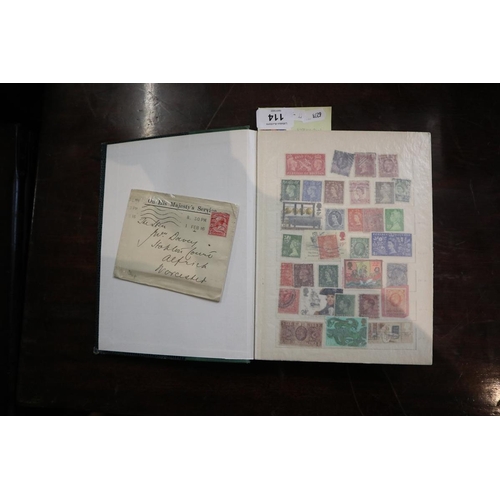 114 - Stamp album GB mint and used over 600 all different reigns from queen Victoria to 2000's