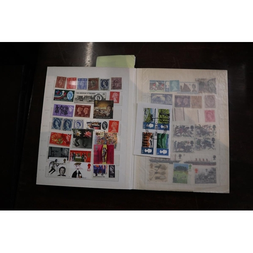 114 - Stamp album GB mint and used over 600 all different reigns from queen Victoria to 2000's