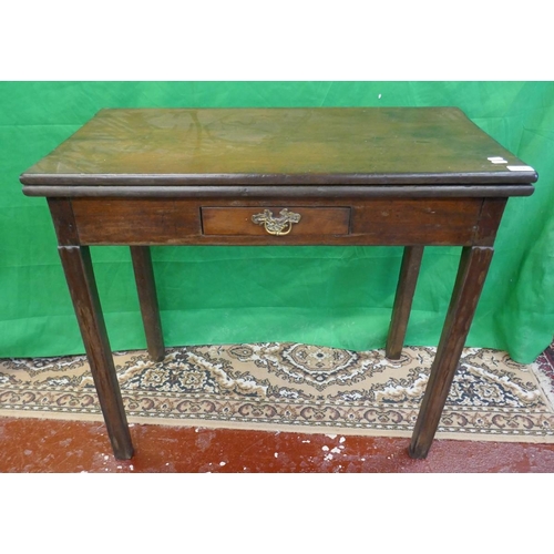 116 - Early 19thC tea table in mahogany
