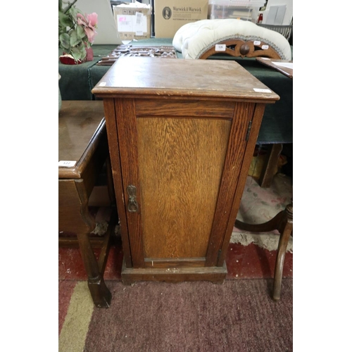 123 - Oak pot cupboard