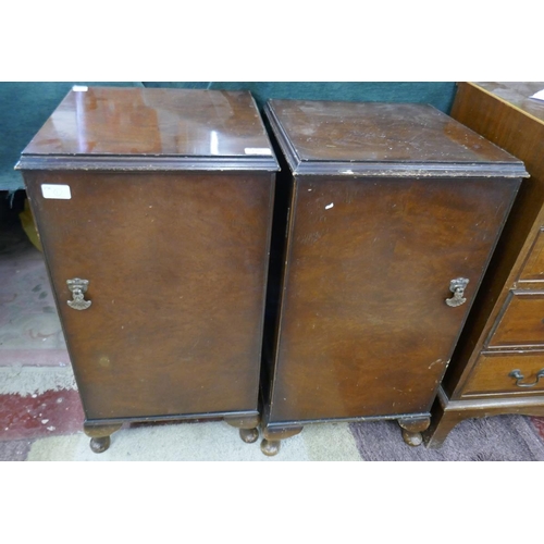 130 - Pair of 20C pot cupboards