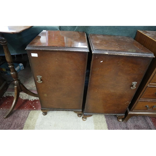 130 - Pair of 20C pot cupboards