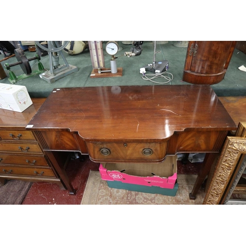 134 - Regency style mahogany sideboard - Approx size W: 114cm D: 53cm H: 84cm