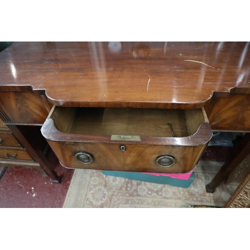 134 - Regency style mahogany sideboard - Approx size W: 114cm D: 53cm H: 84cm
