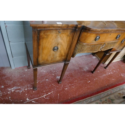 172 - Regency style mahogany sideboard - Approx size W: 150cm D: 57cm H: 92cm