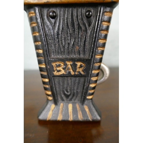 183 - Novelty bar corkscrew and bottle opener