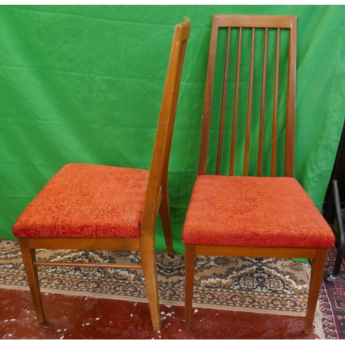 186 - Set of 10 stick back dining chairs