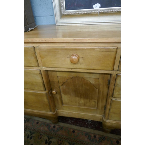 190 - Antique pine sideboard - Approx size W: 164cm D: 53cm H: 84cm