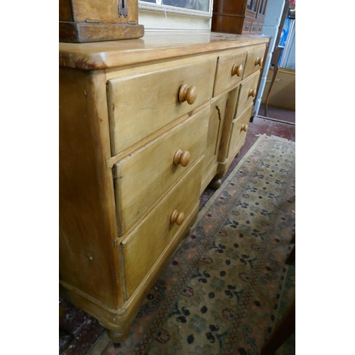 190 - Antique pine sideboard - Approx size W: 164cm D: 53cm H: 84cm