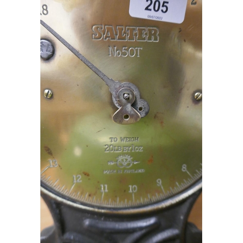 205 - Salter brass scales