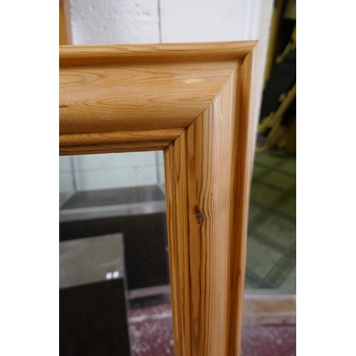 212 - 2 pine framed mirrors