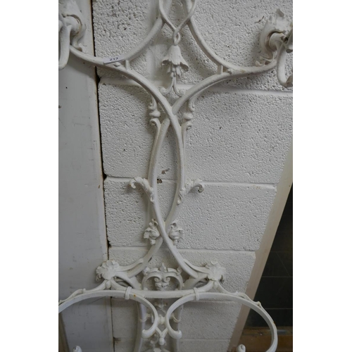 213 - Coalbrookdale style cast iron hall/stick stand