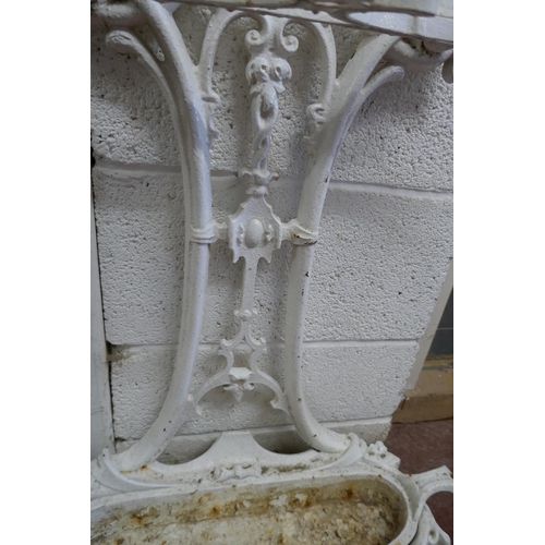 213 - Coalbrookdale style cast iron hall/stick stand