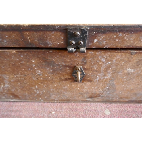 216 - Carpentry chest and tools