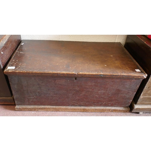 218 - Oak blanket box