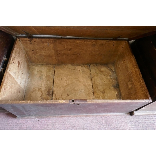 218 - Oak blanket box