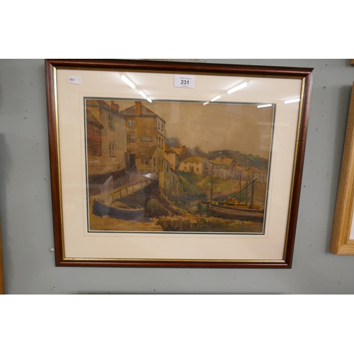 231 - 3 Watercolours - Walter Joseph Craven local interest