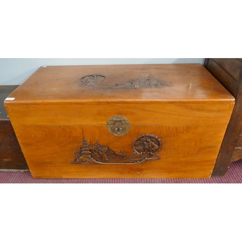 235 - Camphor wood box