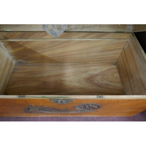 235 - Camphor wood box