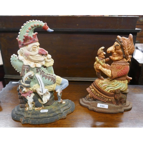 245 - Punch and Judy door stops