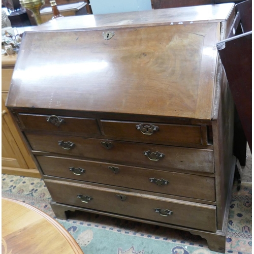 250 - 18thC mahogany bureau