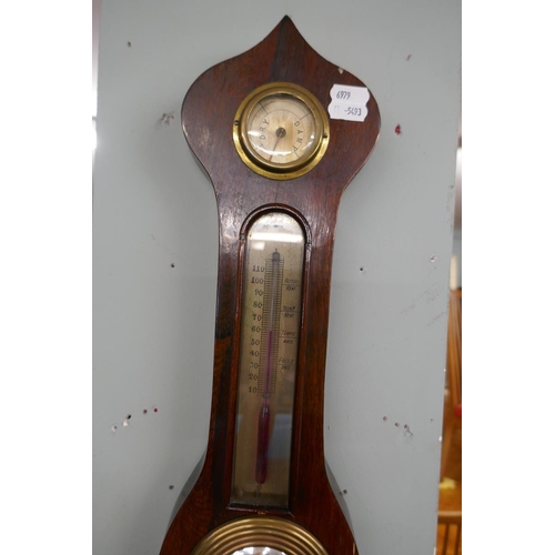 256 - 19thC rosewood barometer