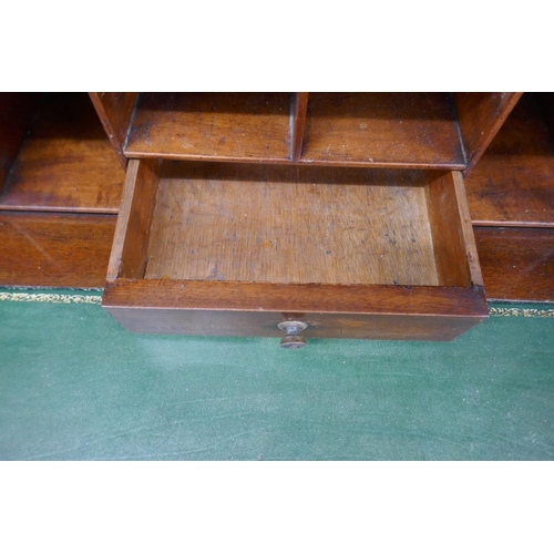 263 - Edwardian cylinder desk - Approx size W: 75cm D: 47cm H: 110cm