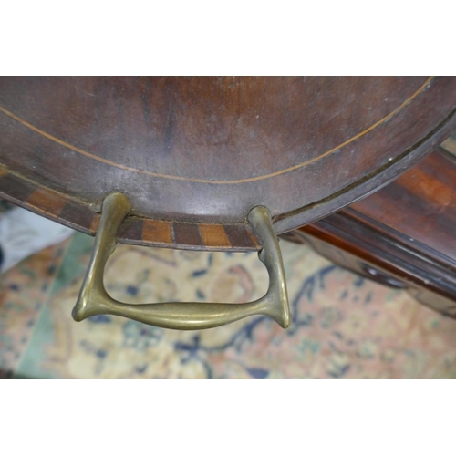 285 - 2 antique galleried trays