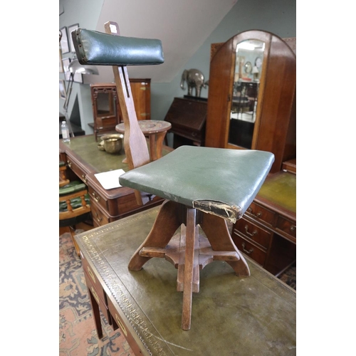 302 - Draughtman's chair by Glennister's of High Wycombe