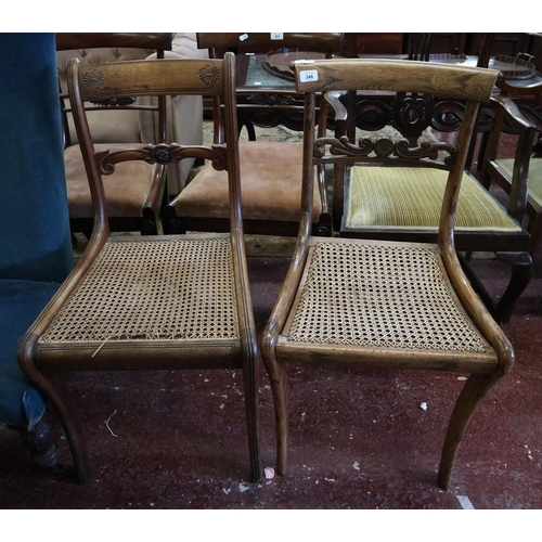 346 - 2 bergere chairs