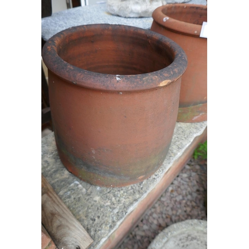 370 - 3 terracotta chimney pots 