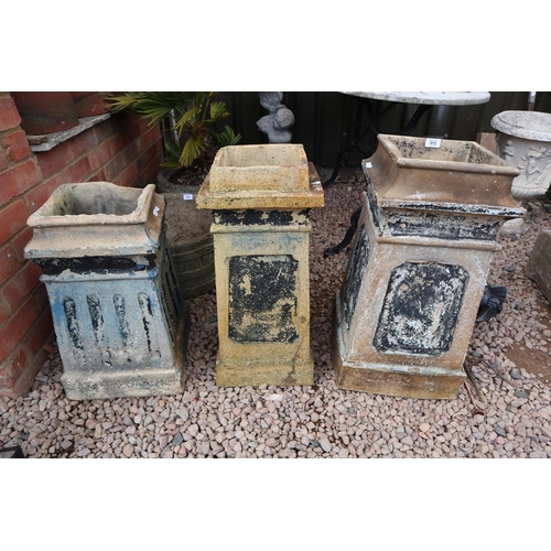 373 - 3 chimney pots