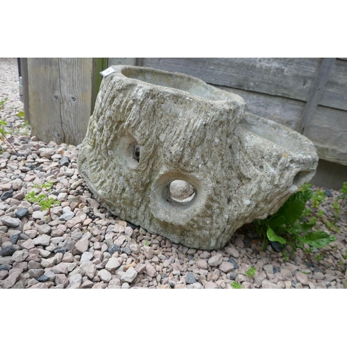 378 - Double stone planter 