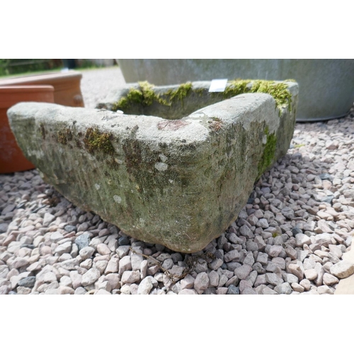 383 - Antique stone trough