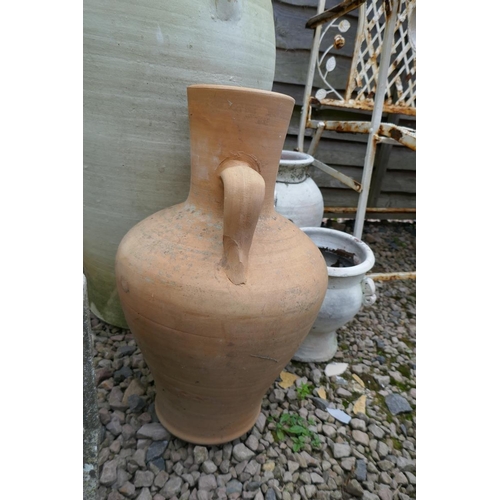 391 - Collection of terracotta ewers - Approx height of tallest: 80cm