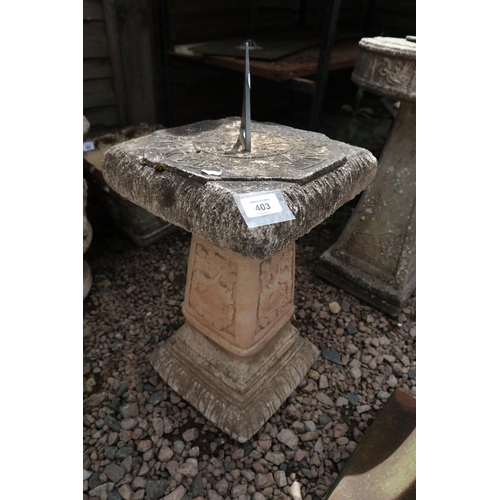 403 - Stone sundial 