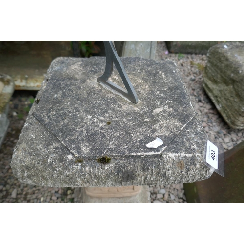 403 - Stone sundial 