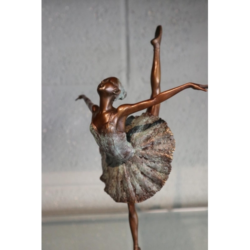68 - Bronze ballerina figure - Height 33cm