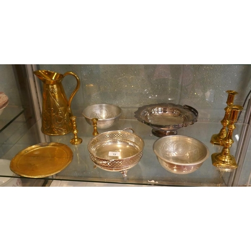 72 - Collection of metalware