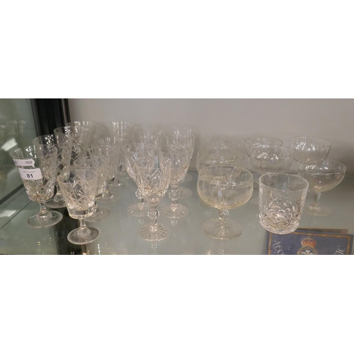 81 - Collection of glass