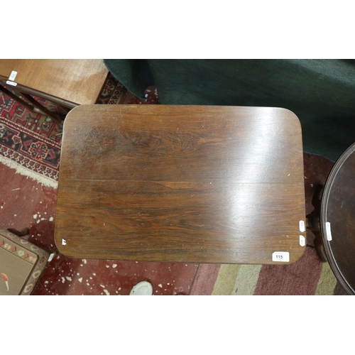 115 - Rosewood occasional table