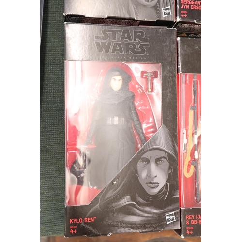 120 - 6 boxed Star-Wars figures