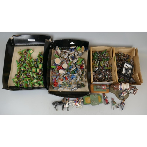 123 - Collection of lead war gaming figures