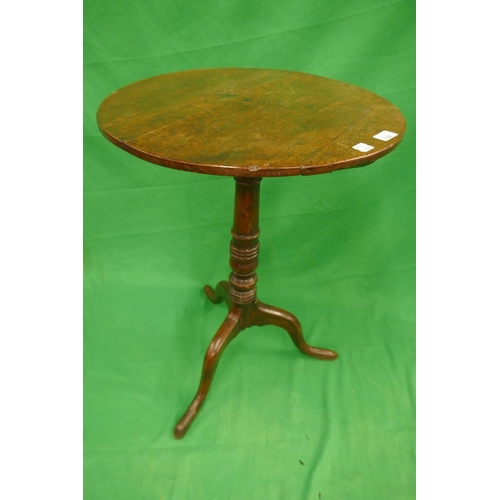 135 - Antique oak wine table