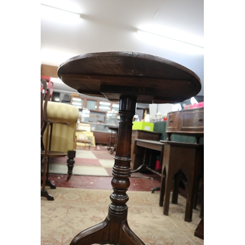 135 - Antique oak wine table