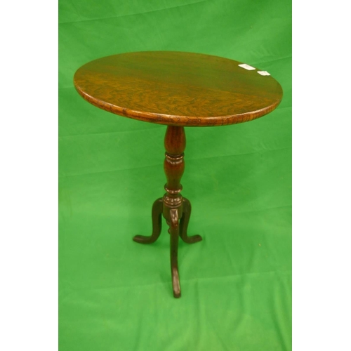 136 - Antique oak wine table