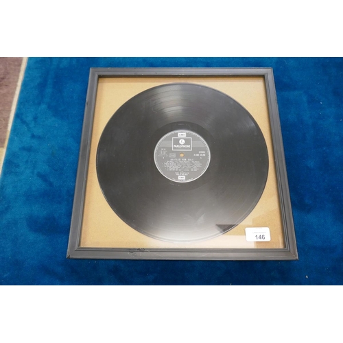 146 - Framed Beatles vinyl record - Beatles for Sale