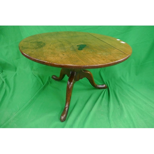 151 - Early oak tripod table