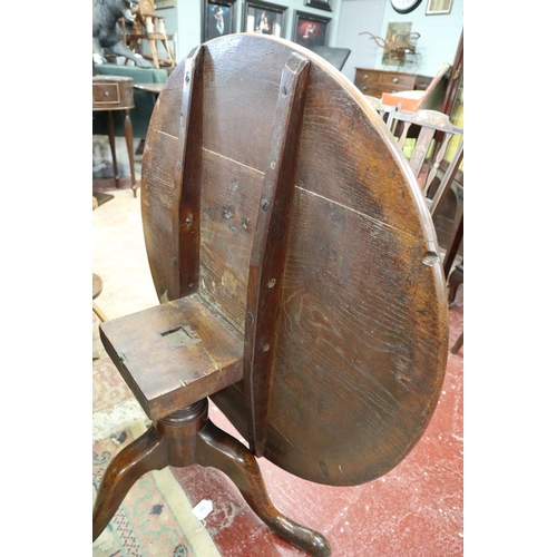 151 - Early oak tripod table