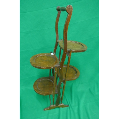 152 - Vintage folding cake stand 